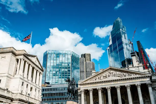 London Stock Exchange Building Within Financial District